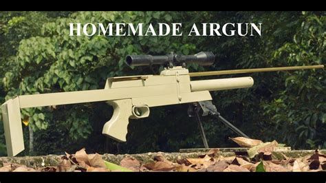 Homemade air power sniper rifle basic tutorial pvc air gun powerful !! Homemade Air Gun That Can Shoot Through Bricks - YouTube