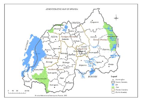 Administrative Map Of Rwanda Download Scientific Diagram