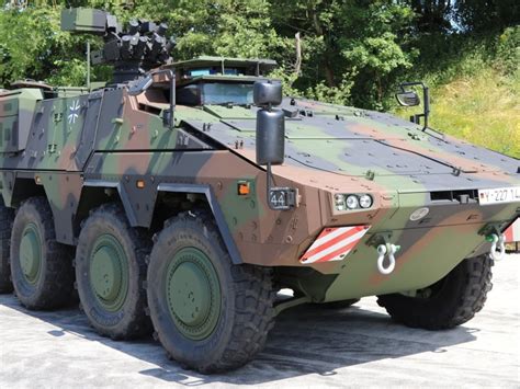 tpz fuchs 6x6 wheeled armoured vehicle militaryleak