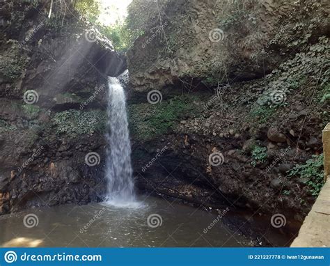 The View Of The Waterfall In The Morning Stock Photo Image Of Water