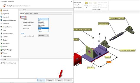 Solidworks Composer How To Change Dimension Units Solidworks Composer