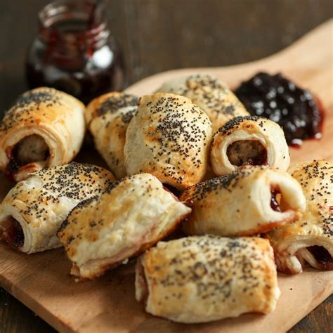 Pork And Cranberry Sausage Rolls Baking Mad