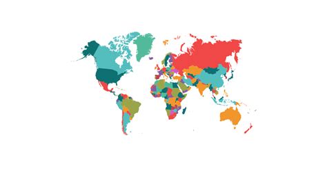 Political Map Of The World Free Vector And Transparent