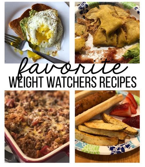 Favorite Weight Watchers Recipes