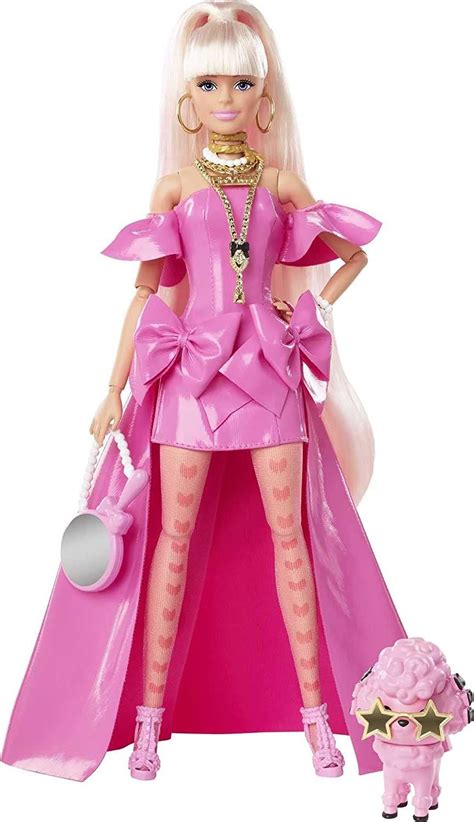 barbie extra fancy dolls barbie dress barbie fashion pink gowns