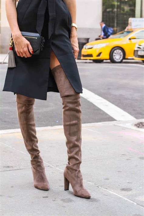 Thigh High Boots How To Wear Them With Dresses Fashiontag Blog