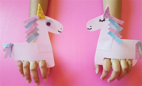 Finger Puppet Unicorn Craft