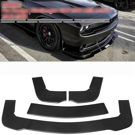 Buy Cwghh Pcs Car Front Spoiler Lip Front Bumper Chin Guard Lip Diffuser Splitter Spoiler