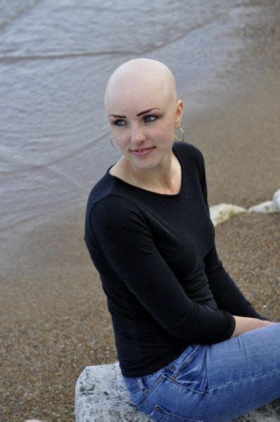 Breast Cancer Photos Bald Girl Bald Women Shaved Head Alopecia