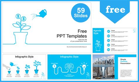 Free Money Oriented Design Powerpoint Template Designhooks