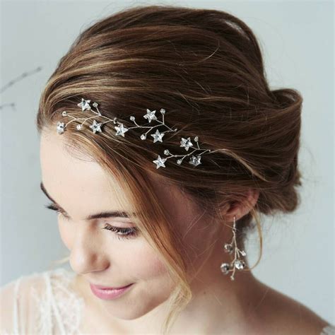 Star Swarovski Crystal Wedding Hairpins Set Lunaria By Debbie Carlisle