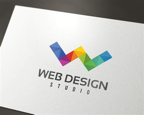 Web Design W Letter Logo Logo Templates Creative Market