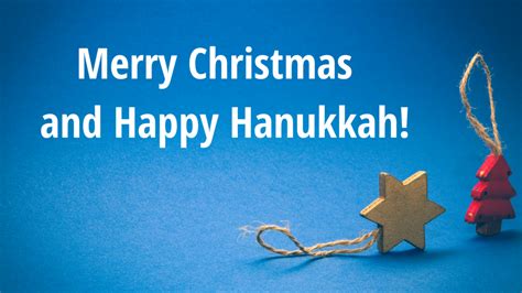 Merry Christmas And Happy Hanukkah — The James G Martin Center For