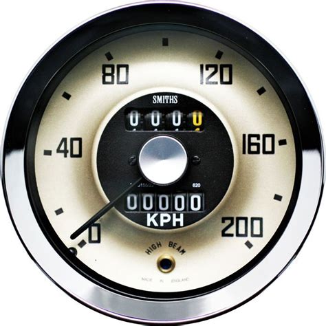 The Replacement Smiths Gold Dial Speedometer For The Austin Healey 3000