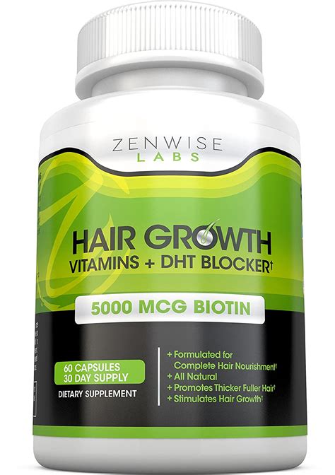 Also known as biotin, vitamin b7 is acknowledged by scores of hair care experts to be one of the best hair growth ingredients available today. Hair Growth Vitamins Supplement - 5000mcg of Biotin & DHT ...