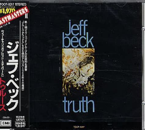Jeff Beck Truth Japan Promo Cd Album Tocp 6317 Truth Jeff Beck 4988006647725 Tocp 6317 Emi