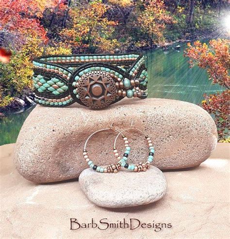 Southwest Turquoise Bracelet Turquoise Copper Leather Wrap Etsy