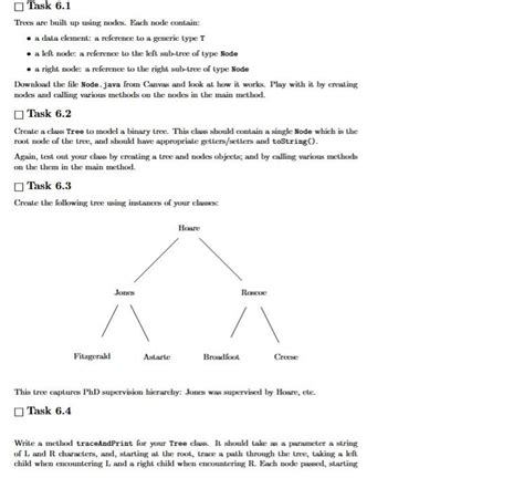 Solved Task Trees Are Built Up Using Nodes Each Nude Chegg Com