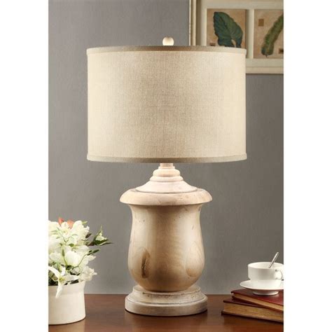 Shop Latte Urn Table Lamp With Cream Shade Free Shipping Today