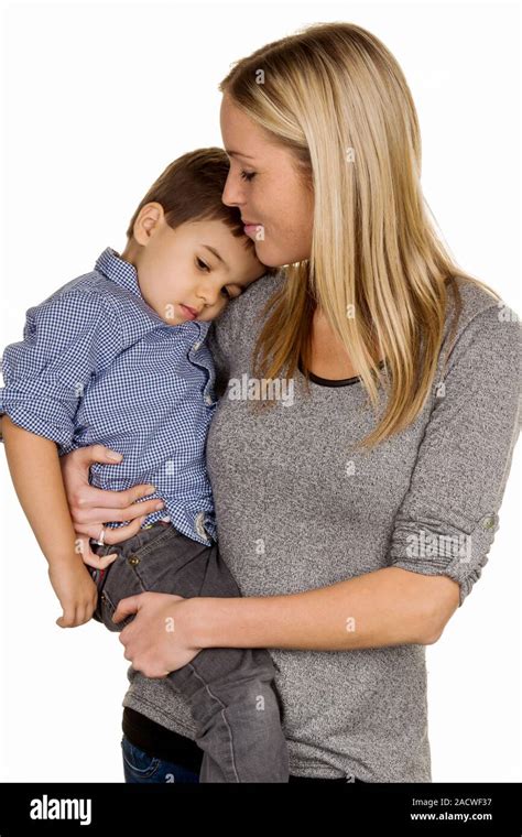 Mother And Son Stock Photo Alamy