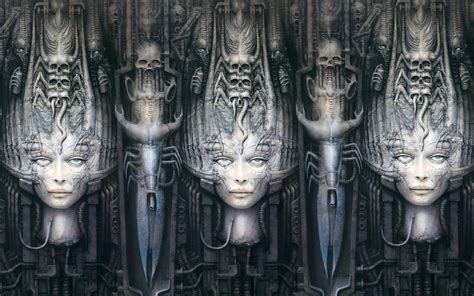 H R Giger Art Artwork Dark Evil Artistic Horror Fantasy Sci