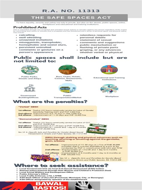 The Safe Spaces Act Infographic Pdf Misconduct Applied Ethics