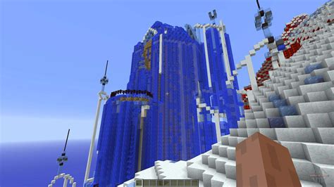Frozen Elsas Ice Castle Para Minecraft