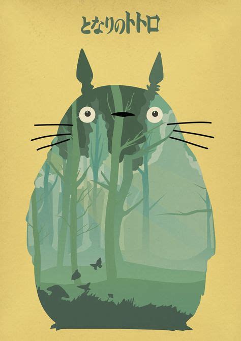 Totoro Poster My Neighbor Totoro Art Alternative Movie Poster T