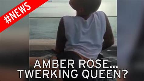 Amber Rose Steals Twerking Crown Hands Down As She Shares Another Racy Bum Shaking Video