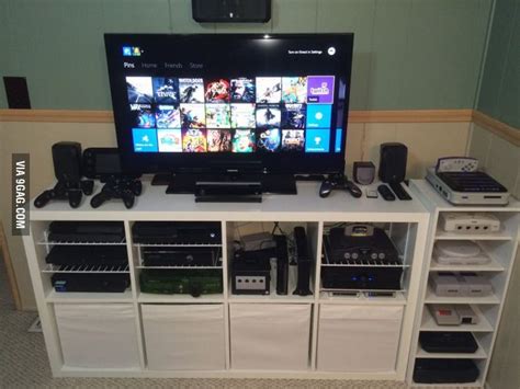 See more ideas about console storage, console, video game rooms. My new setup. | Shelves, Nice and Home