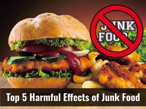 Top 5 Harmful Effects Of Junk Food Food
