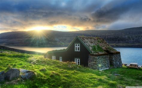 House In Iceland Wallpaper Travel And World Wallpaper Better
