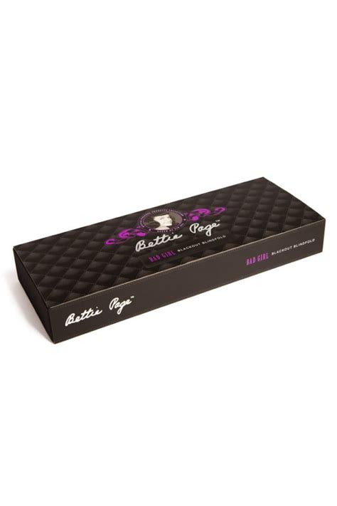 Bad Girl Blackout Blindfold Bettie Page