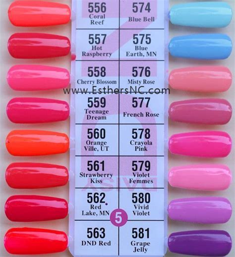 Pin By Kyra Petras On Gel Nail Colors Dnd Gel