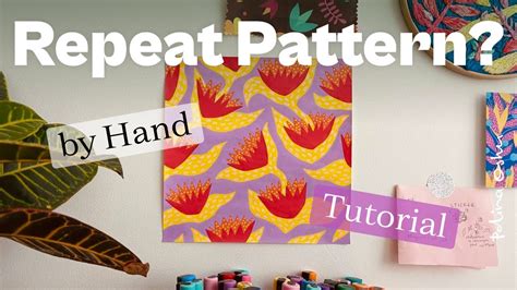 How To Make A Repeat Pattern By Hand Create A Pattern Tile Seamless
