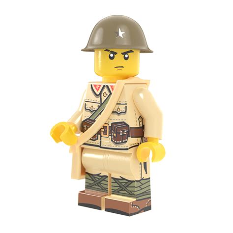 Building Toys World War Ii Japanese Army Soldier 32 Mini Figure Rifle