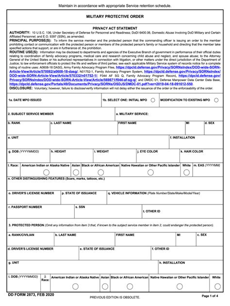 2020 2023 Form Dd 2873fill Online Printable Fillable Blank Pdffiller