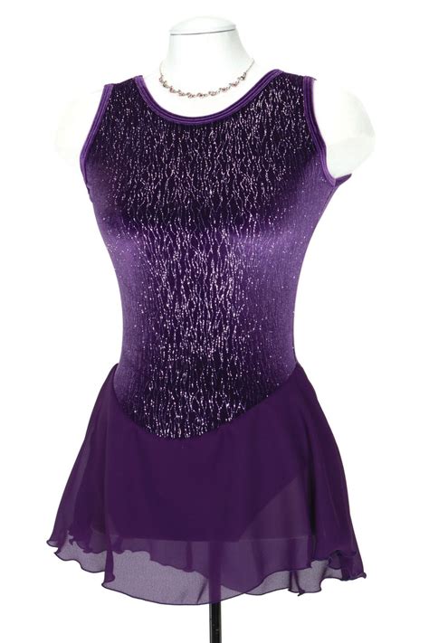 Purple Jerrys 682 Reflection Figure Ice Skating Dress Dresses