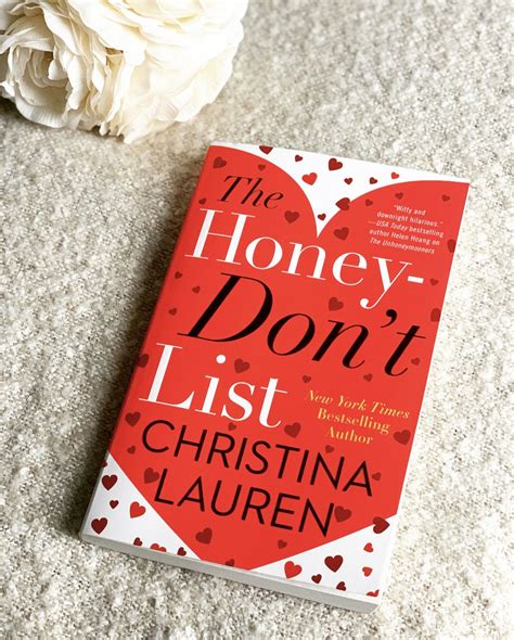 Book Review The Honey Dont List By Christina Lauren Bookstagram