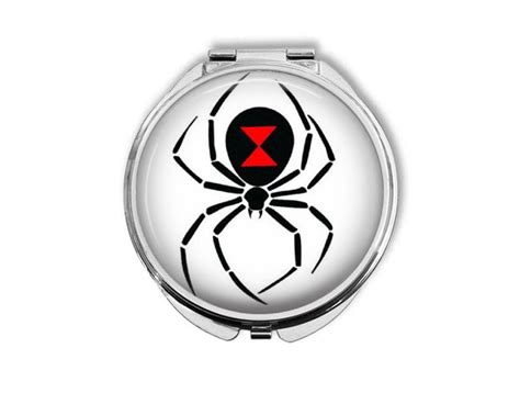 Black Widow Spider Tattoo Make Up Pocket Mirror For Etsy