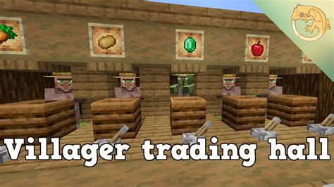Villager Trading Hall Tutorial With Zombie Discounts Minecraft 119