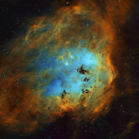 Ic 410 The Tadpoles Nebula Bart Delsaert Astrophotography