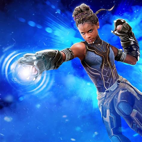 Shuri From The New Marvel Legends Wave Made With Official Mcu Art