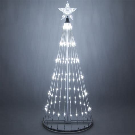 Cool White Led Animated Lightshow Outdoor Christmas Tree