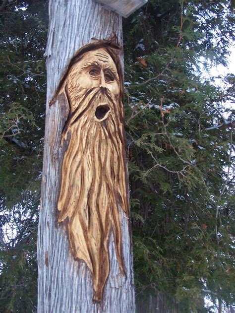Tree Of Spirits Bing Images Wood Carving Faces Chainsaw Wood