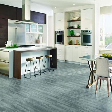 Armstrong Flooring Luxe Wrigid Core Soho Gray 6 In X 48 In Waterproof