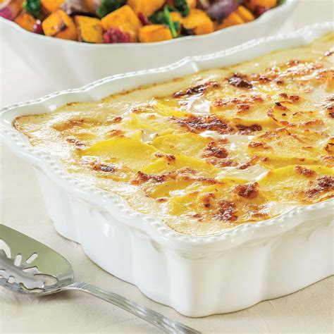 Bake covered in 350 f oven for 45 minutes. Swiss-Style Scalloped Potatoes | Recipe | Food, Scalloped ...