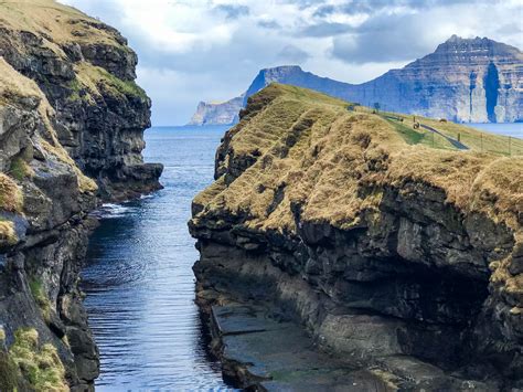 Gjógv The Faroe Islands Village On A Crazy Craggy Gorge Compass Twine