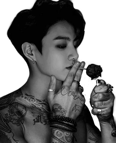 Jungkook Jungkookedit Jungkookie Jimin Tattoos Png Jungkook With Tattoos 1079x1332 Png Download