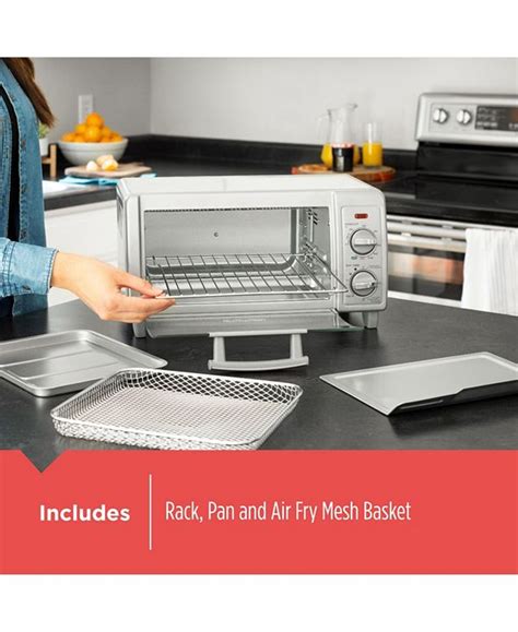 Introducing air fry technology, new in the black+decker crisp 'n bake air fry toaster oven. Black & Decker TO1785SG Crisp N' Bake Air Fry 4 Slice ...